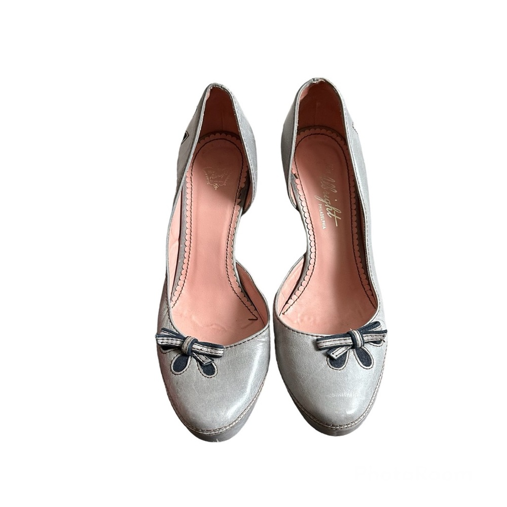 Miss Albright Anthropologie Grey Retro heels 39